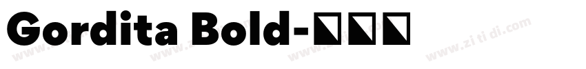 Gordita Bold字体转换